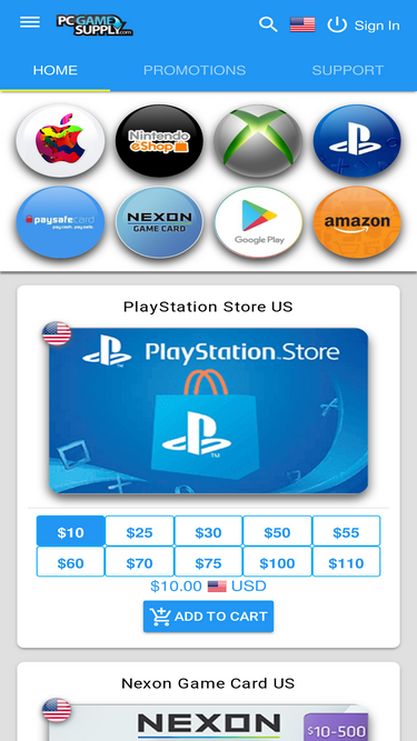 Pcgamesupply psn deals