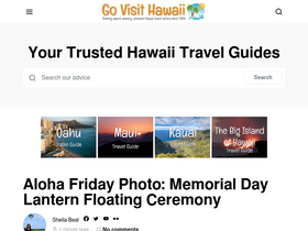 'govisithawaii.com' screenshot