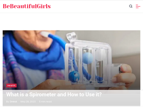 'bebeautifulgirls.com' screenshot