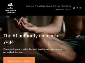 'mensyogajournal.com' screenshot