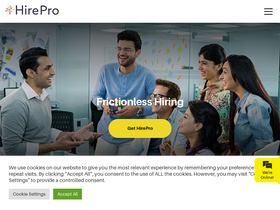 'hirepro.in' screenshot