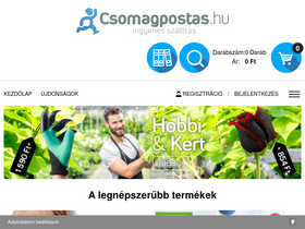 'csomagpostas.hu' screenshot