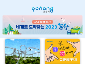 'pohang.go.kr' screenshot