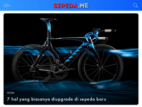 'sepeda.me' screenshot