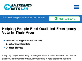 'emergencyvetsusa.com' screenshot