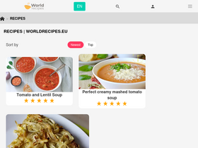 'worldrecipes.eu' screenshot