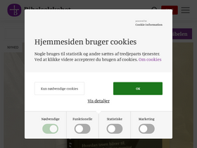 'bibelselskabet.dk' screenshot