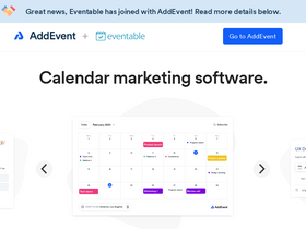 'eventable.com' screenshot