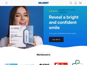 Drdent homepage screenshot