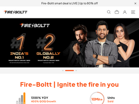 'fireboltt.com' screenshot