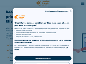 'laprimeenergie.fr' screenshot