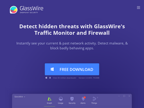 'glasswire.com' screenshot