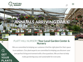 'platthillnursery.com' screenshot