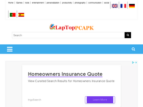 'laptoppcapk.com' screenshot
