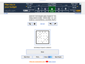 'puzzle-shikaku.com' screenshot