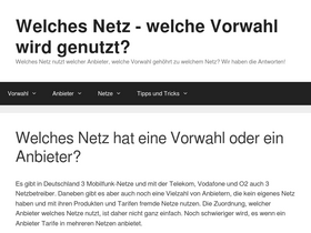 'welches-netz.com' screenshot