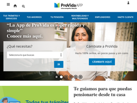 'provida.cl' screenshot
