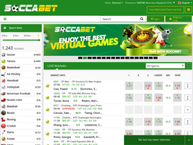 'soccabet.com' screenshot