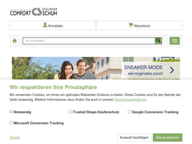 'comfortschuh.de' screenshot