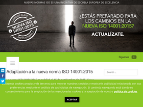 'nueva-iso-14001.com' screenshot