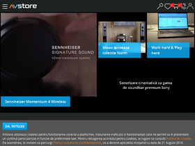 'avstore.ro' screenshot