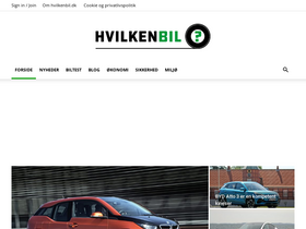 'hvilkenbil.dk' screenshot