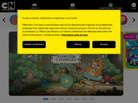 'cartoonnetwork.it' screenshot