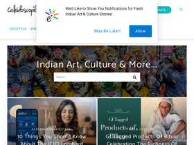 'caleidoscope.in' screenshot