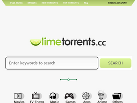 'limetorrents.lol' screenshot