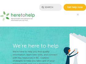 'heretohelp.bc.ca' screenshot