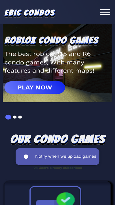 roblox condo game generator