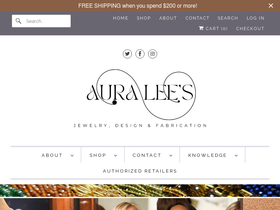 auralees.com homepage screenshot