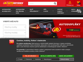 'autohotarek.cz' screenshot