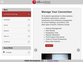 'allacademic.com' screenshot