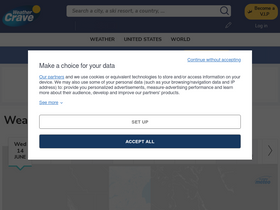 'weathercrave.com' screenshot