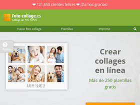 'foto-collage.es' screenshot