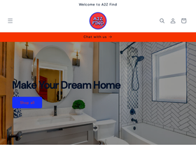 a2zfind.com homepage screenshot
