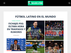 'balonlatino.net' screenshot