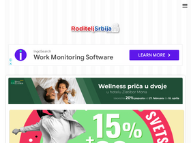 'roditeljsrbija.com' screenshot
