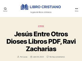 'librocristiano.com.ar' screenshot