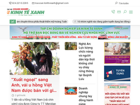 'doanhnghiepkinhtexanh.vn' screenshot