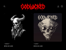 godwicked.com homepage screenshot