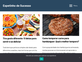 'espetinhodesucesso.com.br' screenshot
