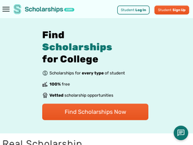 'scholarships.com' screenshot