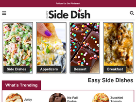 'saltysidedish.com' screenshot