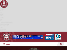 'wiganwarriors.com' screenshot