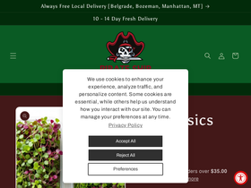pirateshipfarms.com homepage screenshot