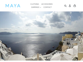 mayaaustralia.com homepage screenshot