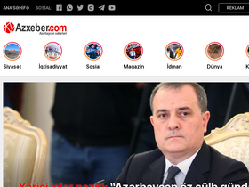 'azxeber.com' screenshot