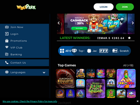 'winspark.com' screenshot